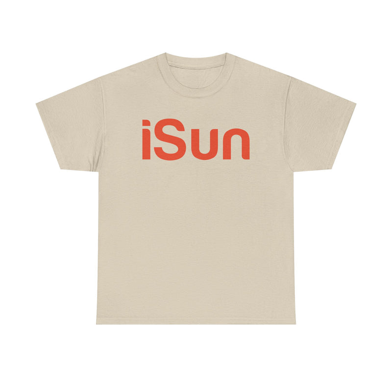 Load image into Gallery viewer, iSun T-Shirt Bankrupt Solar Energy Company Defunct Logo Tee