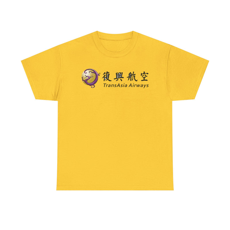 Load image into Gallery viewer, TransAsia Airways Purple Dragon Logo Taiwanese Carrier Vintage T-shirt