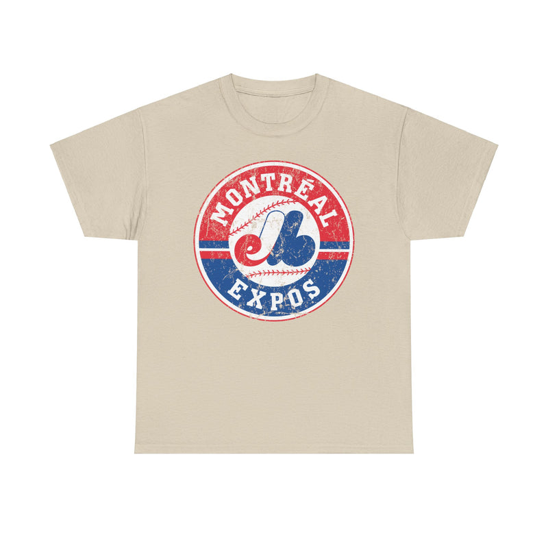 Load image into Gallery viewer, Montreal Expos Round Logo Baseball T-shirt