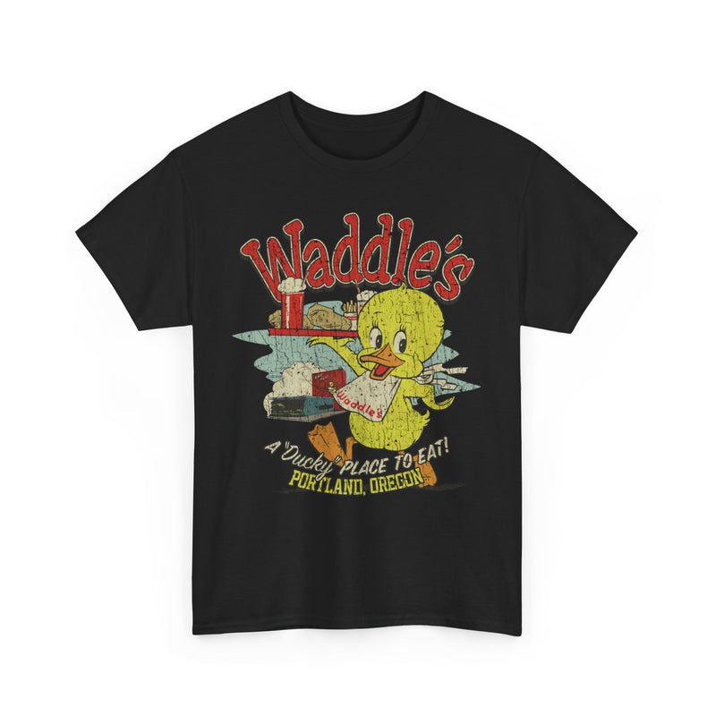 Load image into Gallery viewer, Waddle's Portland Oregon 1945 Coffee Shop Restaurant T-shirt