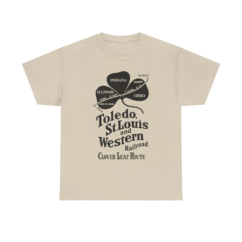Load image into Gallery viewer, Toledo St Louis Western Clover Leaf Route Railroad Logo T-Shirt