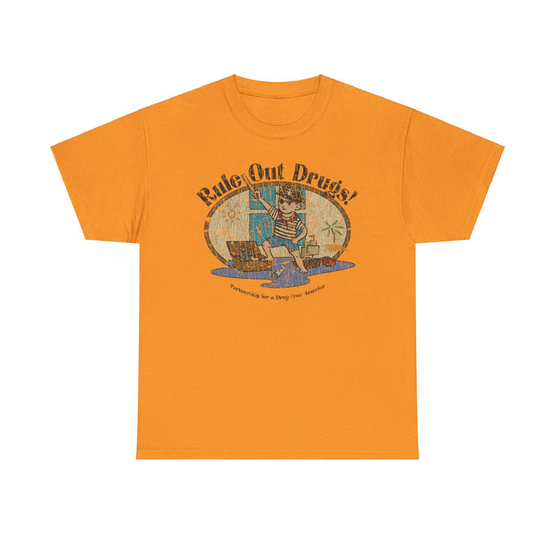 Load image into Gallery viewer, Rule Out Drugs 1986 Political Drug-free T-shirt