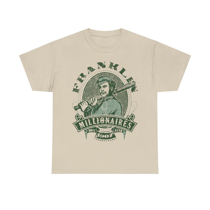 Load image into Gallery viewer, Franklin Millionaires Est 1907 Pennsylvania Baseball T-shirt