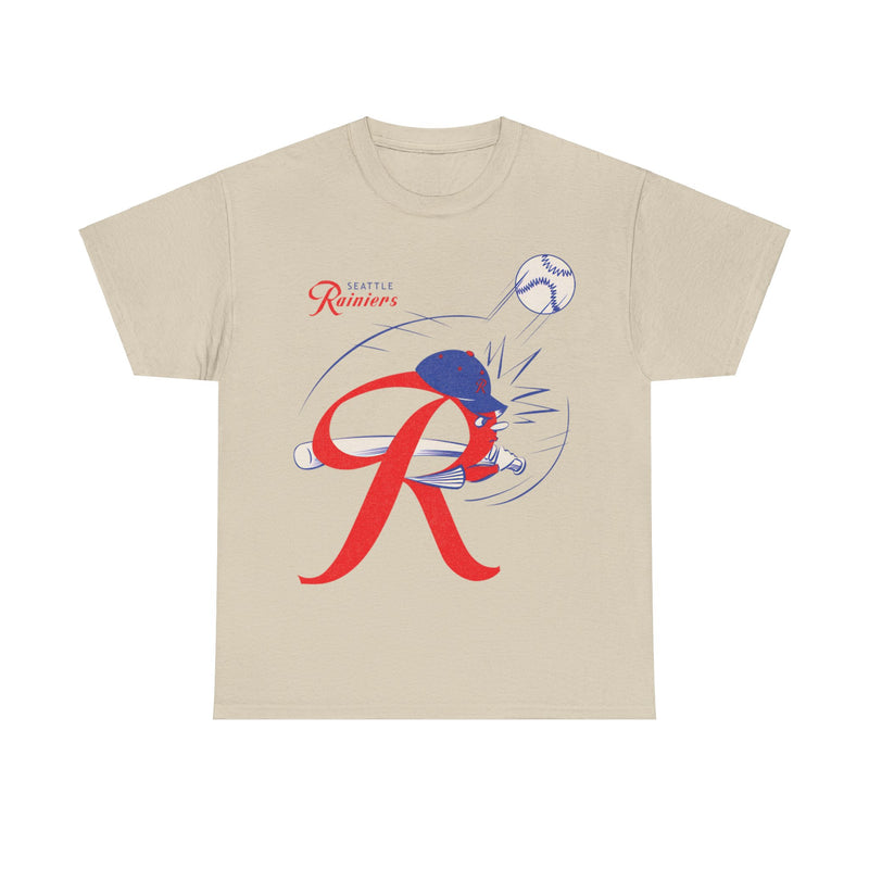 Load image into Gallery viewer, Seattle Rainiers BIG R Nostalgic Retro Baseball Team T-shirt