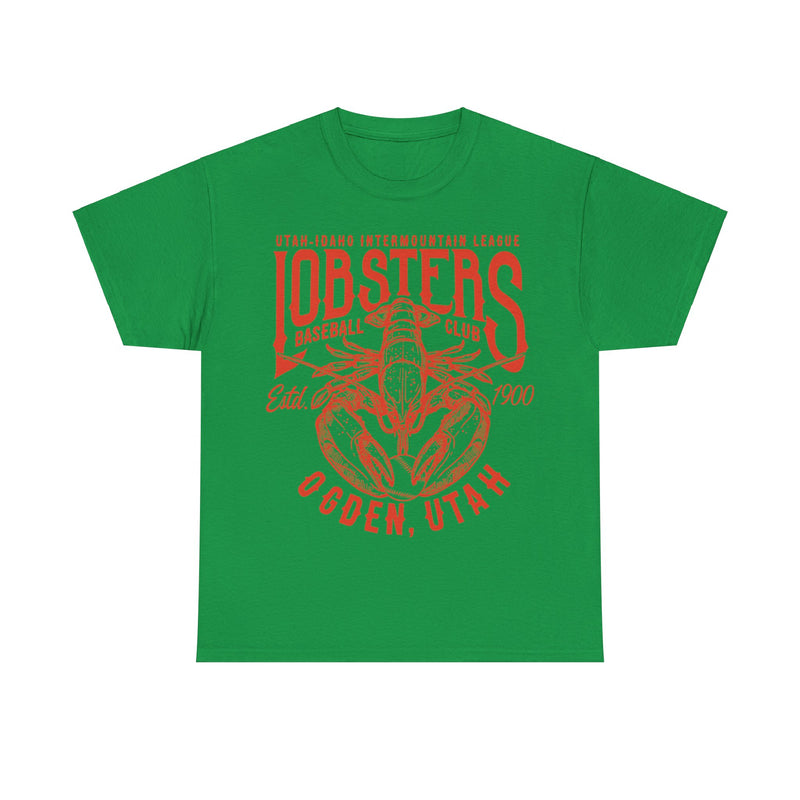 Load image into Gallery viewer, Ogden Lobsters Est 1900 Utah Baseball Team T-shirt