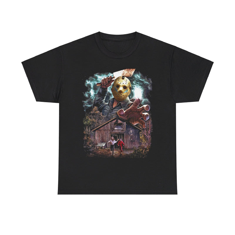 Load image into Gallery viewer, Friday the 13th Movie Jason Voorhies Knife T-shirt