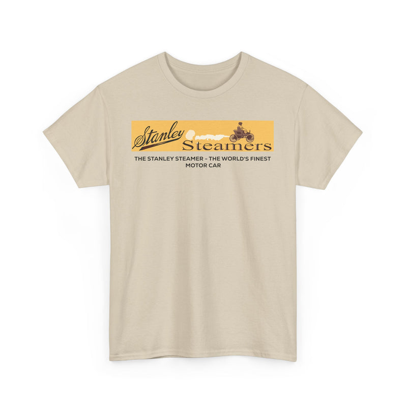 Load image into Gallery viewer, Stanley Steamers The World's Finest Motor Car Vintage Logo T-shirt