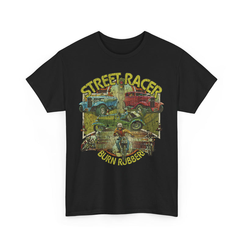 Load image into Gallery viewer, Street Racer CX-2612 1977 Burn Rubber Racing Game T-shirt
