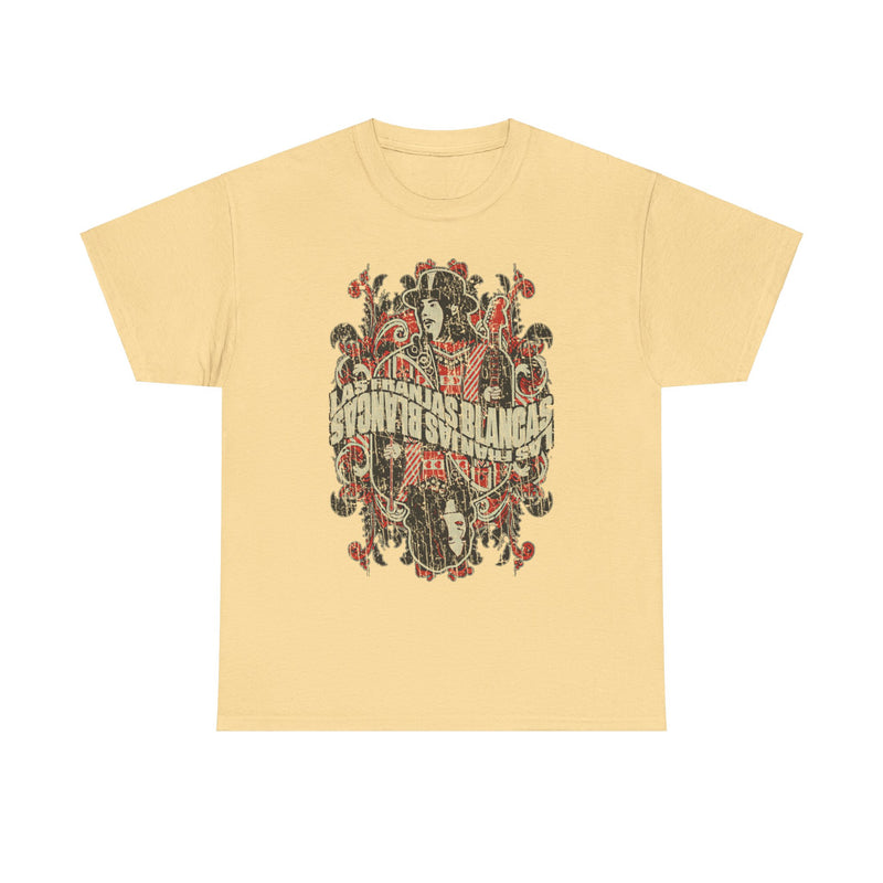 Load image into Gallery viewer, Las Franjas Blancas White Stripes Rock Band T-shirt