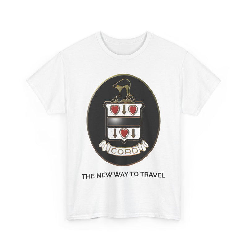 Load image into Gallery viewer, Classic Cord Automobile The New Way to Travel Logo T-shirt