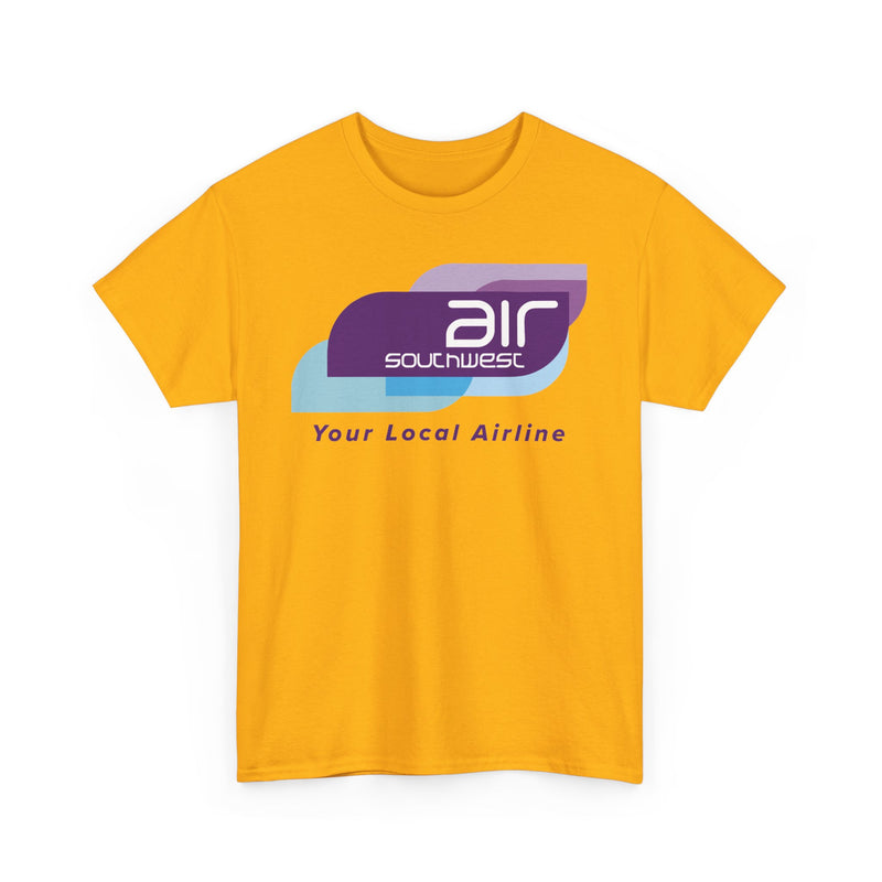 Load image into Gallery viewer, Air Southwest Your Local Airline Vintage British Regional Carrier Logo T-shirt