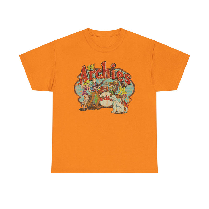 Load image into Gallery viewer, The Archies 1967 Archie Comics Rock Band Illustrated Comic Book T-shirt