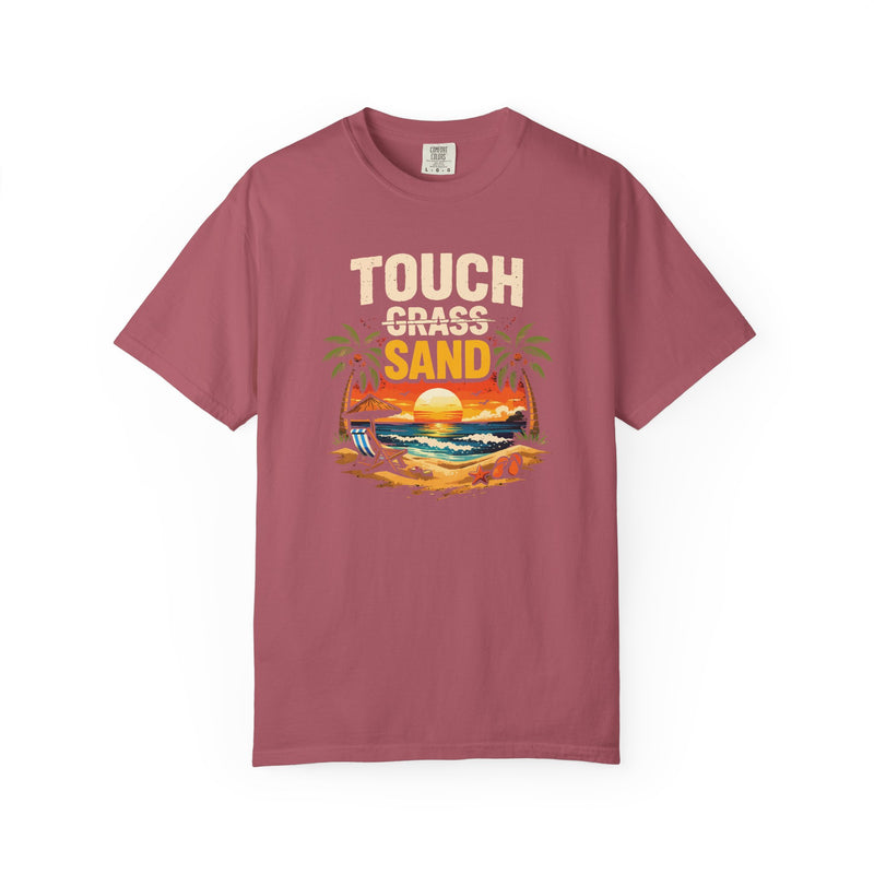 Load image into Gallery viewer, Touch Grass Sand Credit Card Points Miles Travel T-shirt
