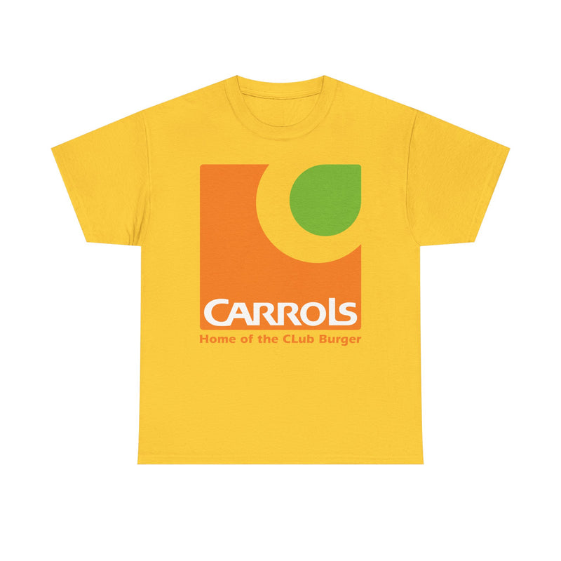 Load image into Gallery viewer, Carrols Home of Club Burger Vintage Classic Chain Restaurant Logo T-Shirt