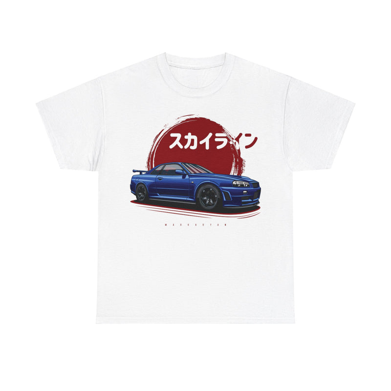 Load image into Gallery viewer, Nissan Skyline R34 GT-R Car T-shirt