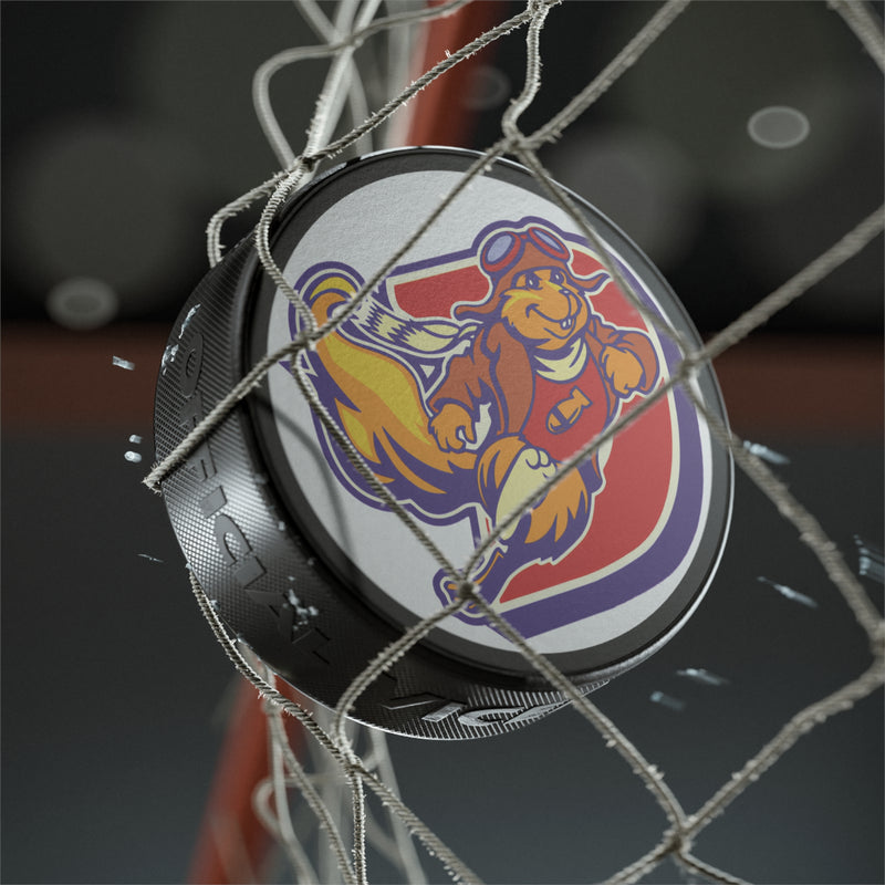 Load image into Gallery viewer, Dayton Bombers Ohio Mascot Hockey Puck