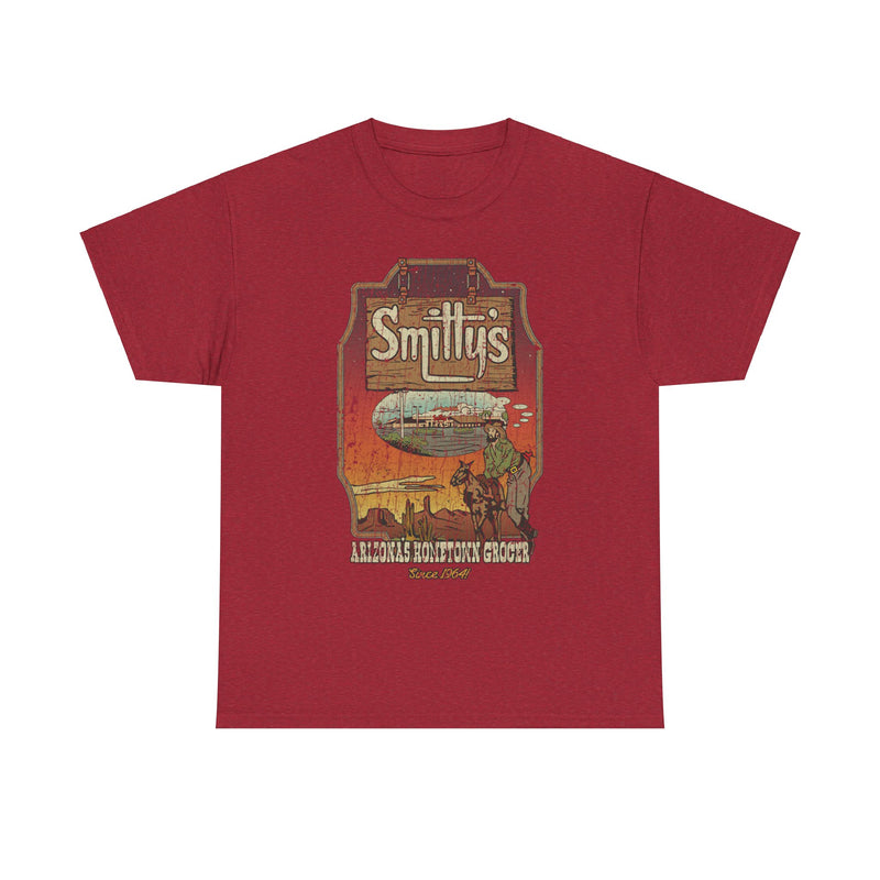 Load image into Gallery viewer, Smittys Arizona Sunset 1964 Grocery Cowboy T-shirt