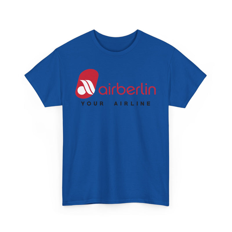 Load image into Gallery viewer, Air Berlin Your Airline Vintage Logo German Aviation Memorabilia T-shirt