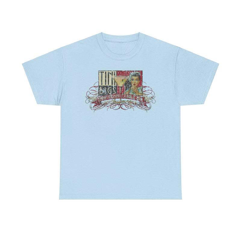 Load image into Gallery viewer, Tini Bigs Lounge 1996 Seattle Washington Cocktail Lounge Bar T-shirt