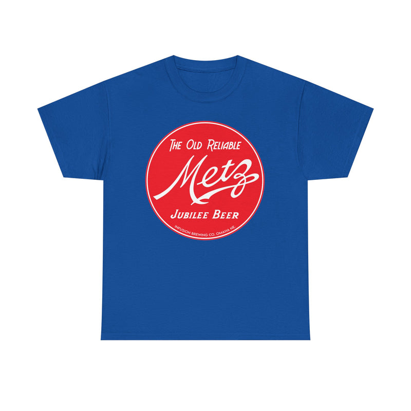 Load image into Gallery viewer, Metz Jubilee Old Reliable Logo Beer Infusion Brewing Co Nebraska T-Shirt