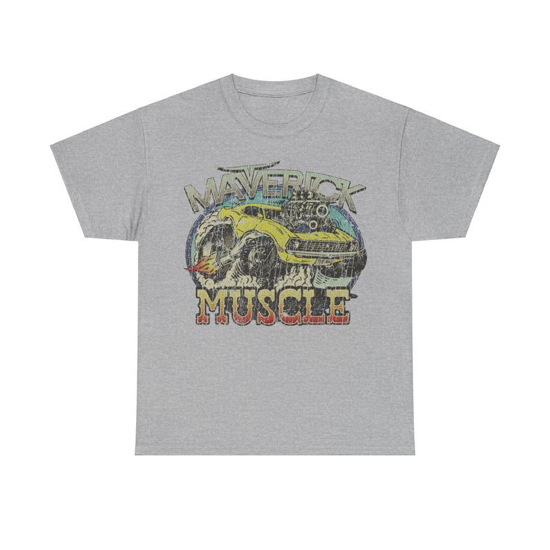 Load image into Gallery viewer, Maverick Muscle Car 1970 Distressed Print T-shirt