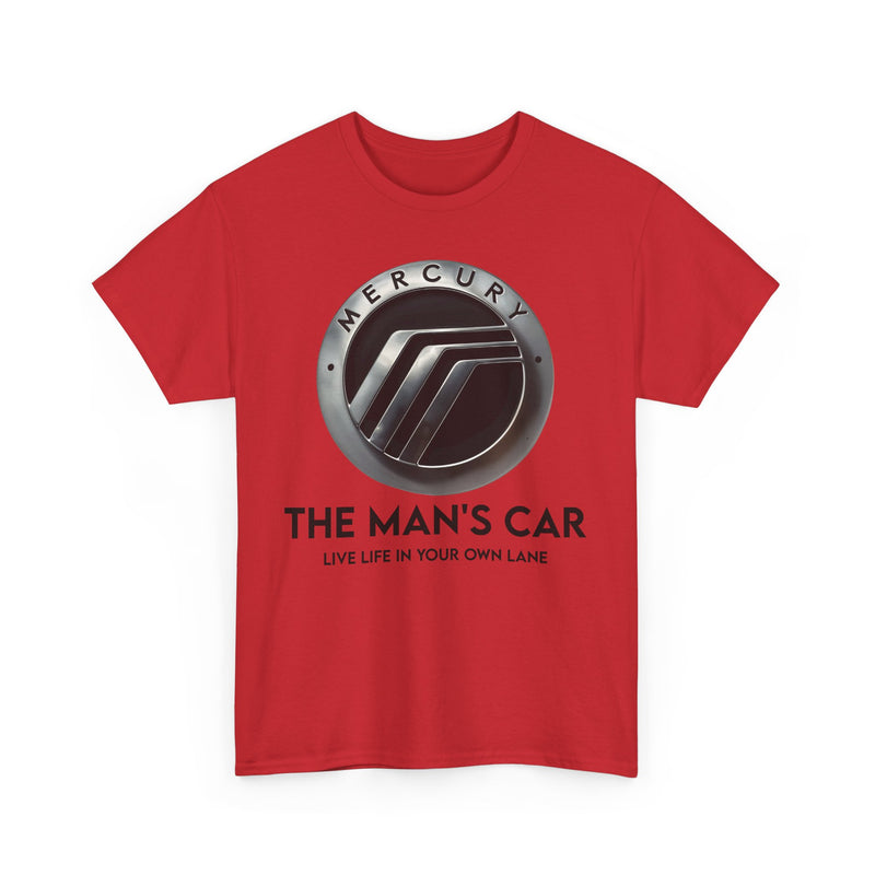 Load image into Gallery viewer, Mercury The Man's Car Live Life In Your Own Lane Silver T-shirt