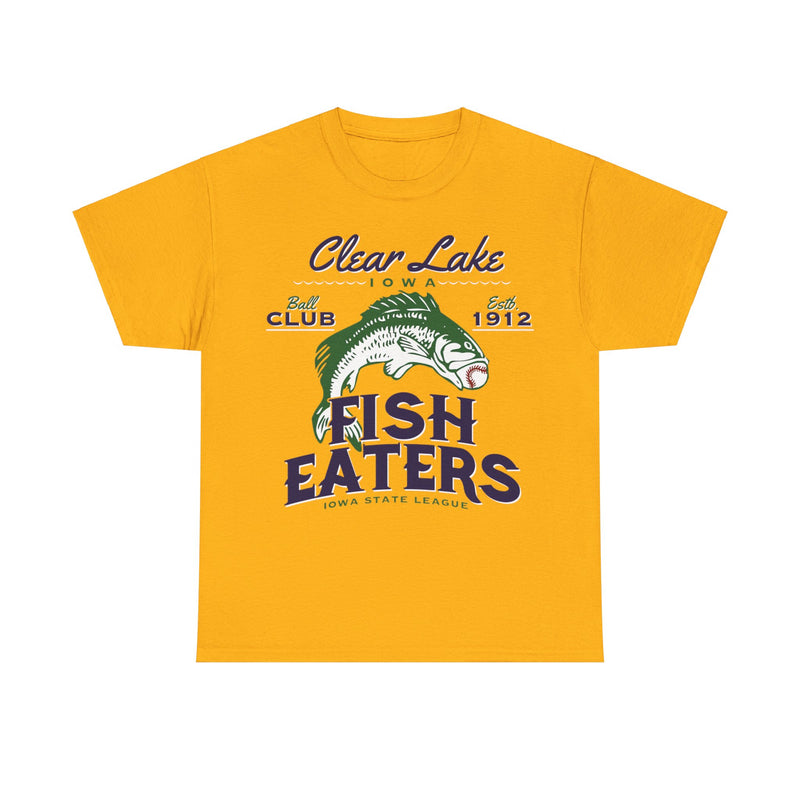 Load image into Gallery viewer, Clear Lake Fish Eaters Est 1912 Iowa Baseball T-shirt