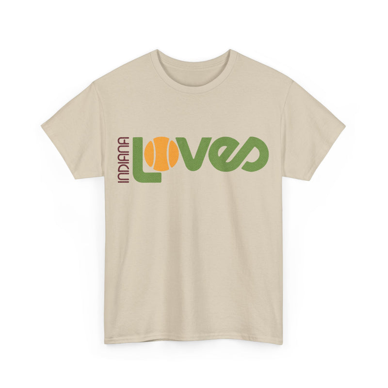 Load image into Gallery viewer, Indiana Loves Team Tennis Retro Nostalgic T-shirt