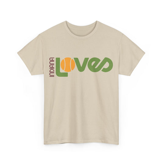 Indiana Loves Team Tennis Retro Nostalgic T-shirt