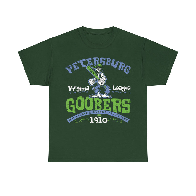 Load image into Gallery viewer, Petersburg Goobers Est 1910 Virginia Baseball T-shirt