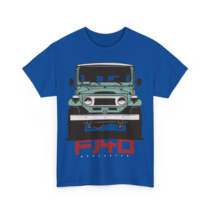 Load image into Gallery viewer, Toyota Land Cruiser FJ40 Green Car Double-sided T-shirt