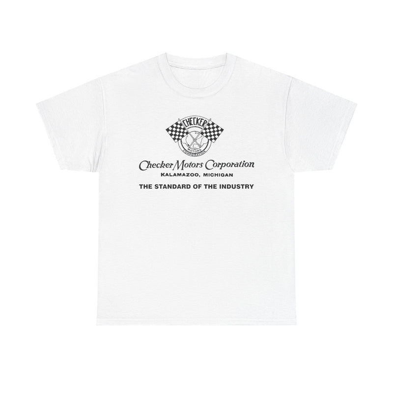 Load image into Gallery viewer, Vintage Checker Motors Kalamazoo Michigan Standard of Industry T-shirt