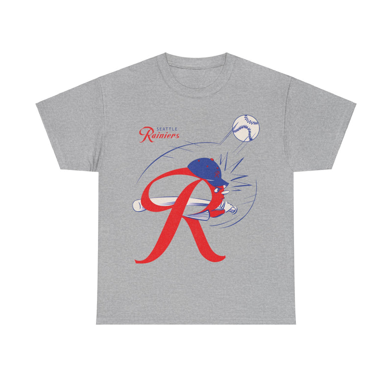 Load image into Gallery viewer, Seattle Rainiers BIG R Nostalgic Retro Baseball Team T-shirt