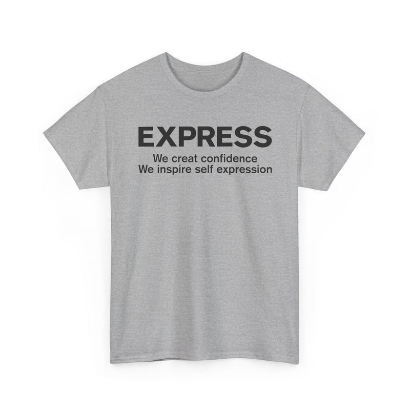 Load image into Gallery viewer, Express T-Shirt Defunct Fashion Retailer We Create Confidence Inspire Self Expression