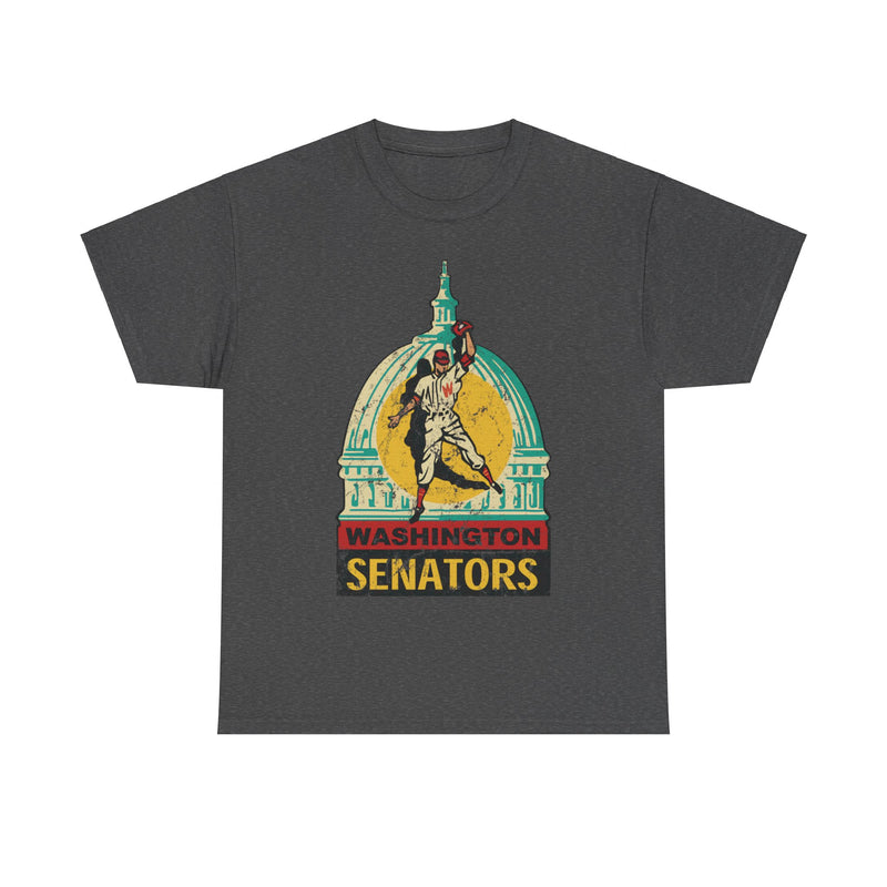 Load image into Gallery viewer, Washington DC Senators Capital Logo Baseball T-shirt