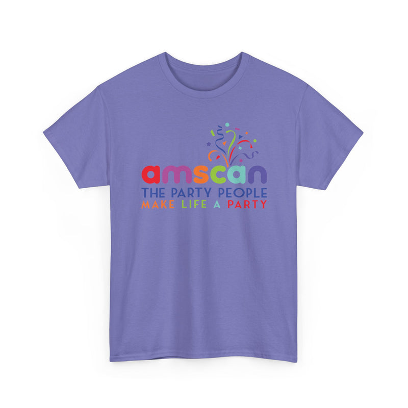 Load image into Gallery viewer, Amscan T-Shirt Defunct Party Supply Company The Party People Make Life Party