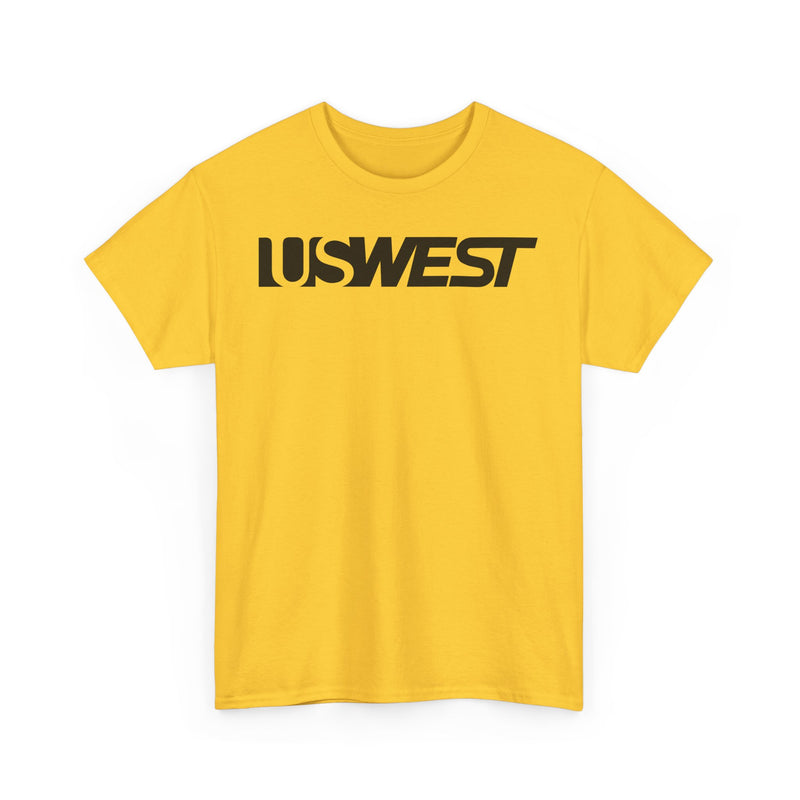 Load image into Gallery viewer, USWEST Telecommunications Logo Vintage Phone Company T-Shirt