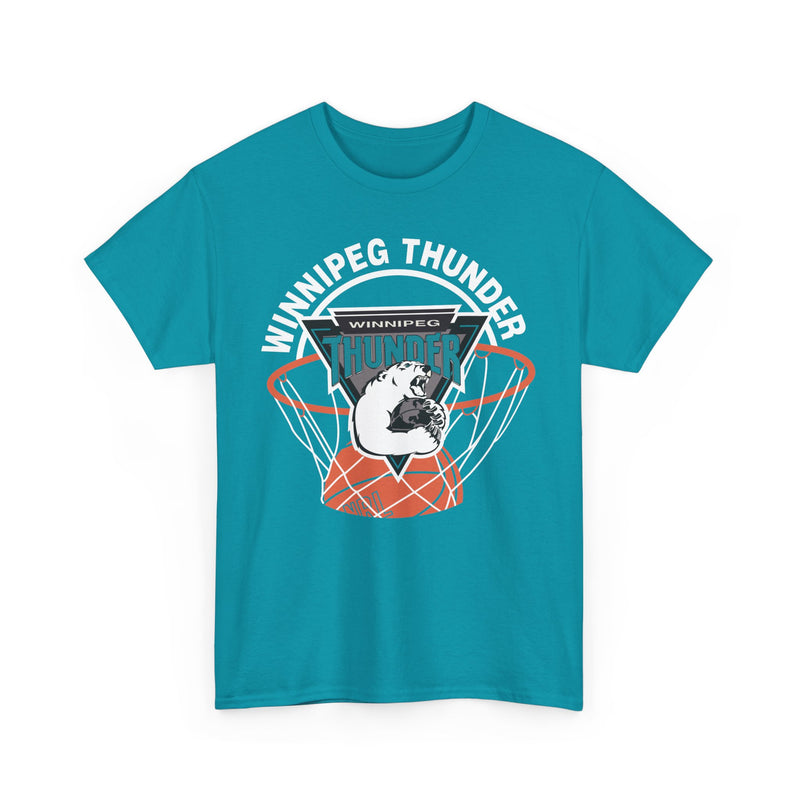 Load image into Gallery viewer, Winnipeg Thunder Basketball 1992-1994 World Basketball League T-shirt