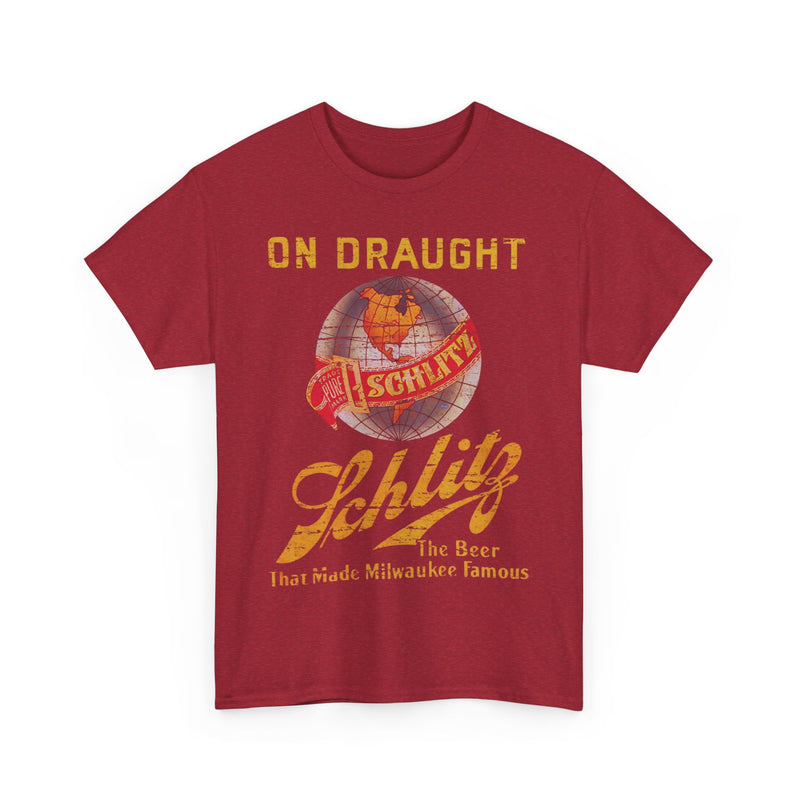 Load image into Gallery viewer, Schlitz Beer Milwaukee on Draught Wisconsin Brewery T-shirt