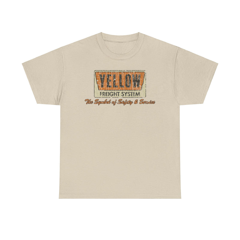 Load image into Gallery viewer, Yellow Freight Symbol of Safety 1968 Kansas Trucking Traffic T-shirt