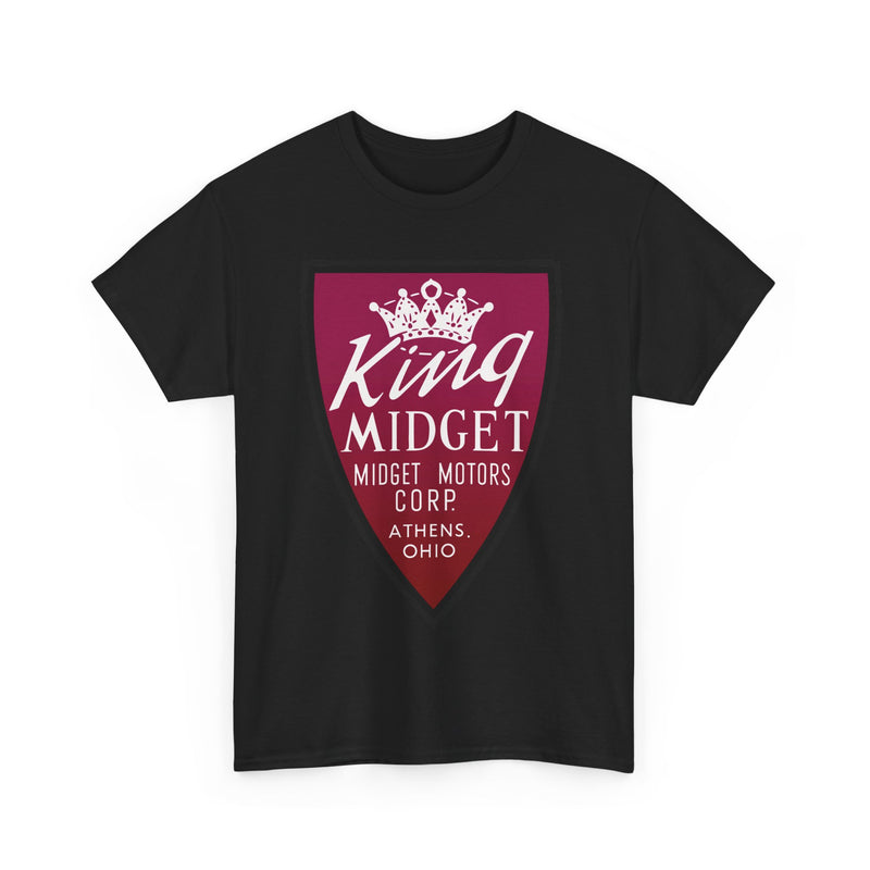 Load image into Gallery viewer, King Midget Motors Corp Athens Ohio Crown Logo Microcar T-shirt