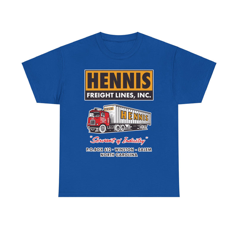 Load image into Gallery viewer, Hennis Freight Lines North Carolina Trucking T-shirt