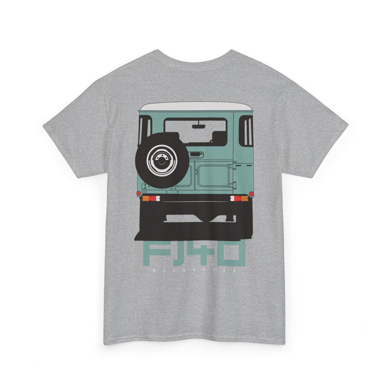 Load image into Gallery viewer, Toyota Land Cruiser FJ40 Green Car Double-sided T-shirt