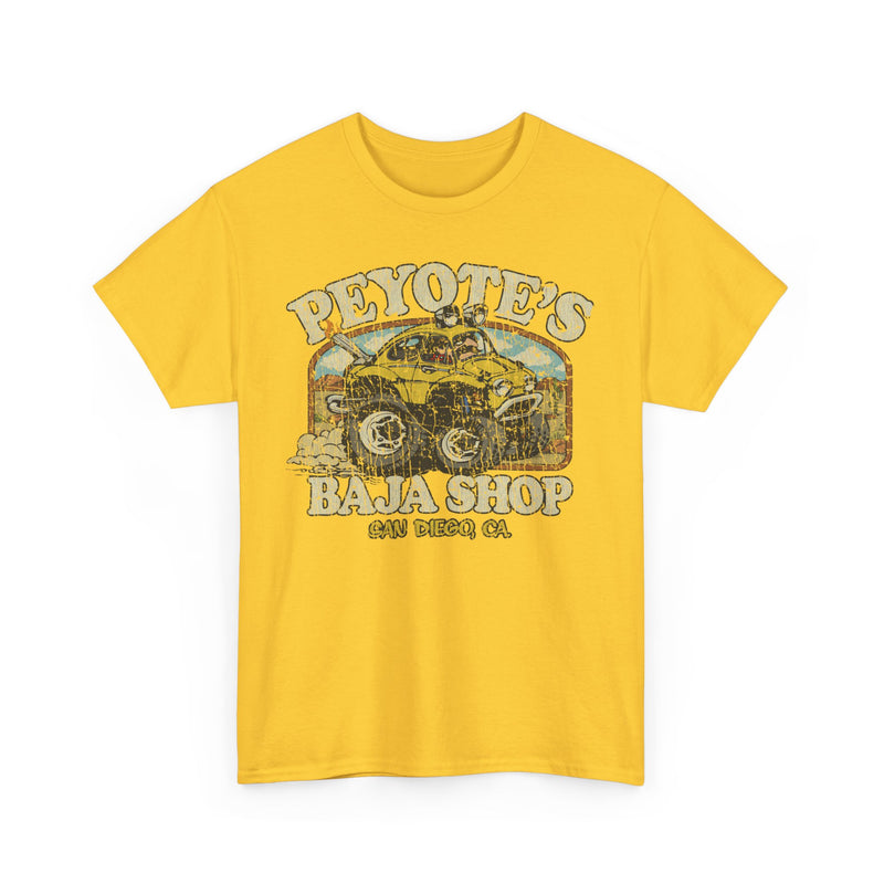 Load image into Gallery viewer, Peyotes Baja Shop San Diego California Car T-shirt