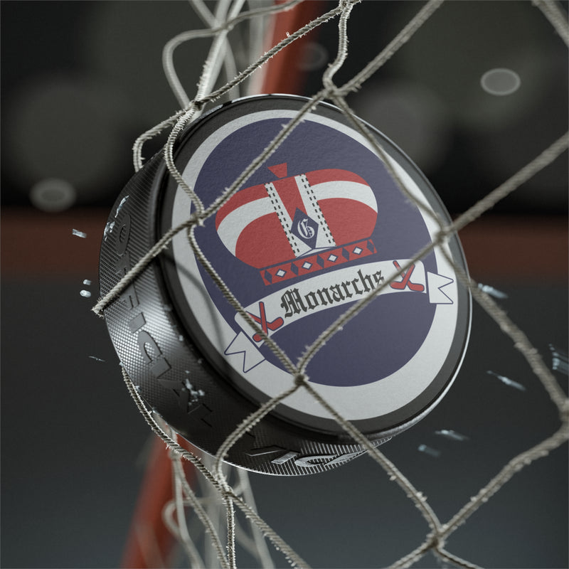 Load image into Gallery viewer, Greensboro Monarchs North Carolina East Coast League 1991-1992 Hockey Puck