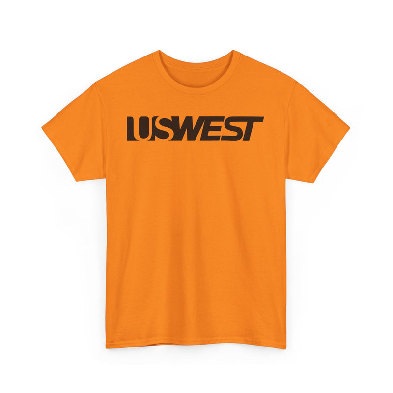 Load image into Gallery viewer, USWEST Telecommunications Logo Vintage Phone Company T-Shirt