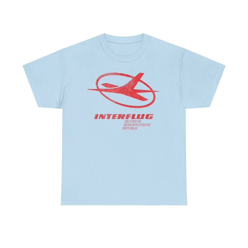 Load image into Gallery viewer, German Interflug Airlines Retro Nostalgic T-shirt