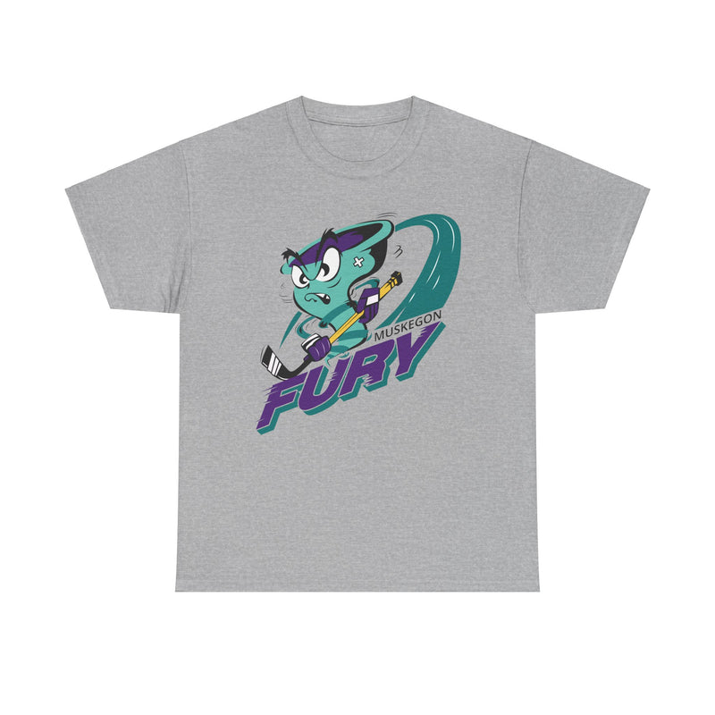 Load image into Gallery viewer, Muskegon Fury Michigan Hockey 1992-2008 T-shirt