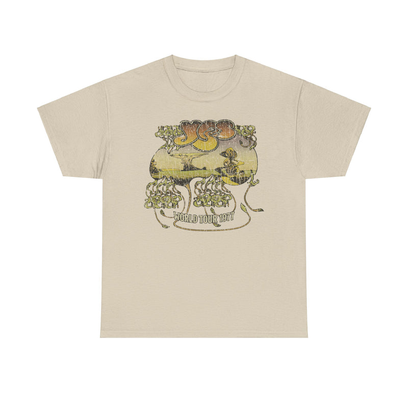 Load image into Gallery viewer, Yes World Tour 1977 London England Rock Band T-shirt