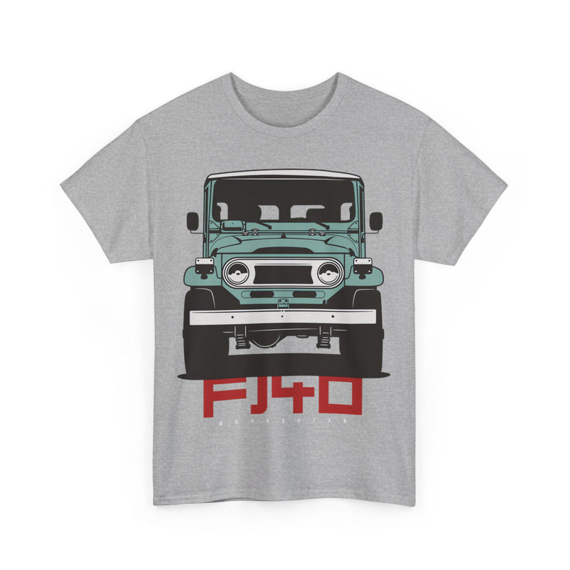 Load image into Gallery viewer, Toyota Land Cruiser FJ40 Green Car Double-sided T-shirt